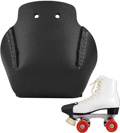 Wisylizv Protection des orteils de patins à roulettes - En cuir synthétique - Protection antidérapante pour patins à roulettes avec 4 roues - Protection des orteils des débutants enfants hommes femmes