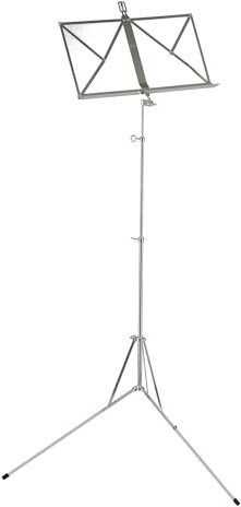 Atril Wittner 964a, atril ajustable en altura con gran soporte para partituras, extra largo (110–175 cm), ligero y plegable, 1,1 kg, Made in Germany
