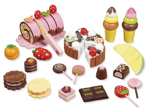 howa Kaufladenzubehör Süßes aus Holz 4854