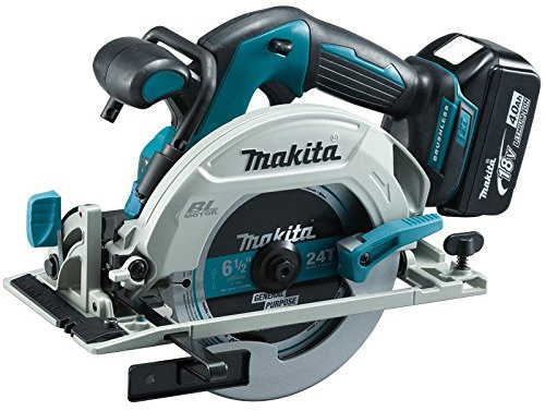 Makita Akku-Handkreissäge, 57 mm, (18 V/4,0 Ah, 2 Akkus und Ladegerät im Makpac), DHS680RMJ