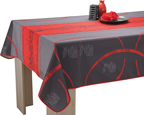Nappe Anti-Taches Astrid Rouge - Taille : Rectangle 150x300 cm