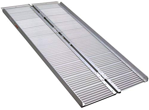 Alu Rampe Rollstuhlrampe 213cm 270Kg Klappbar 06066 Rollstuhl Aluminium Laderampe Rampe faltbar AWZ