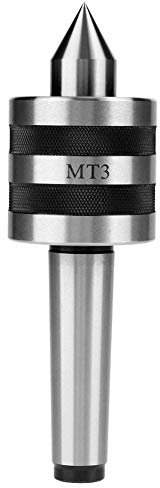 MT3 Center, Live Lathe Center, MT3 Precision Rotary Live Revolving Milling Center Taper Metal Work Lathe Tool, Morse Taper Revolving Turning Live Centre Lathe Tool