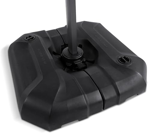 PURPLE LEAF Patio Umbrella Base SBL4090 Water &Sand Filled Weighted Base Outdoor Umbrella Base for Offset Cantilever Umbrella 200 Lbs