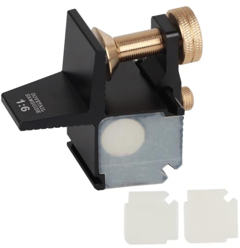 Holzbearbeitung Magnet Schwalbenschwanz, 20mm Schwalbenschwanz-Führungslehre aus Aluminiumlegierung, 5-26mm Klemmmaterialstärkebereich, für Woodworking DIY-Arbeit (1: 6)