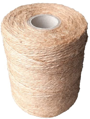 Juteschnur. Dekokordel. Jutekordel. Schnur aus Jute. Jute Schnur für DIY Kunstgewerbe Gartenschnur Deko. Garten Kordel Bastelschnur Dekoration. Schnur für DIY Kunstgewerbe Gartenarbeit. (1mm / 250g)