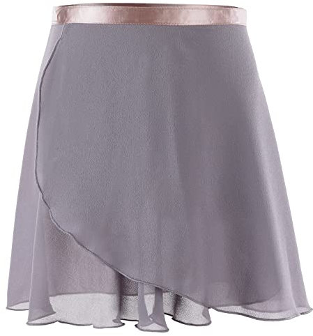 Ballettrock Wickelrock Tanz Rock Chiffon Tanzrock Verstellbarer Taille Krawatte für Mädchen und Damen