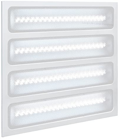 Long Life Lamp Company 48W DIMMABLE LED Ceiling Panel 600 x 600 Recessed Suspended Ceiling Light Cool White 6500k 4 Sections 4SP48W
