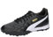 PUMA King Top TT, Soccer Shoe Unisex Adulto, Black White Gold, 42 EU