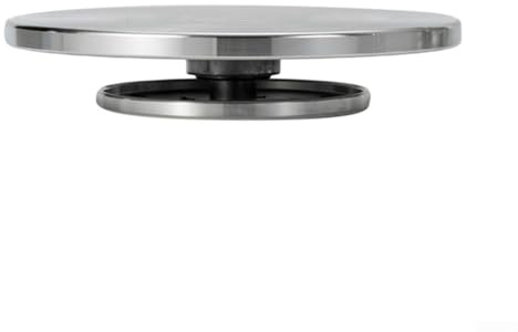 Töpferscheibe Drehteller, Ton-Skulptur, Drehteller, handgefertigt, Modellbasis, doppelseitig, Aluminiumlegierung, Rotationswerkzeuge für Keramik, Ton, Skulptur, Keramik (25 cm unter 15 cm)