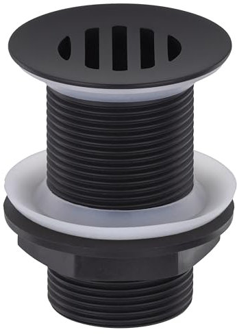 Bonde vidage pour lavabo à écoulement libre noire EUROSANIT
