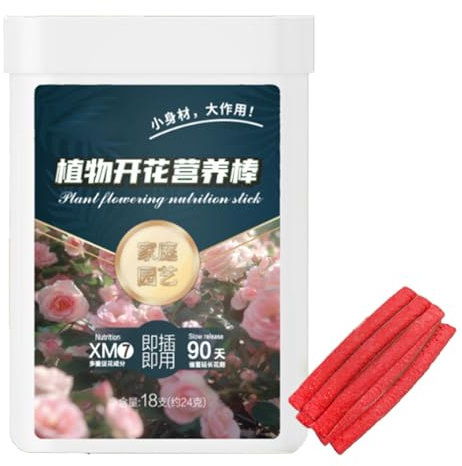 Palitos de fertilizantes para plantas, Palitos de alimentos para plantas,Estimulador de raíces de alimentos para plantas de interior 18 piezas - Productos de plantación Nutrientes para plantas potenci