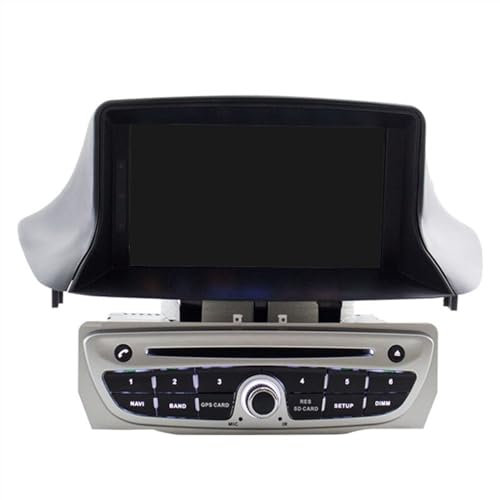 JINFOLI DSP Carplay 1 Din Android 11 Lettore DVD for auto Megane 3 Fluence 2009-2015 WIFI GPS Radio Multimedia Volante Stereo DSP Impianto audio stereo per auto(Silver)