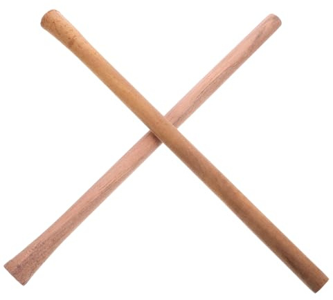 SHINEOFI Manche en Bois Dur 50-51 Cm, Lot De 2 Poignées De Remplacement pour Houes Et Pelles, Usage Jardinage Extérieur