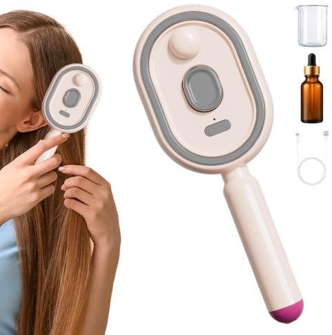 Spazzola Con Spray Acqua Per Capelli Pettine A Vibrazione Con Nebulizzatore | Con Luce Rossa Cuscino D'Aria Elettrico A Nebulizzazione Per Donne Ragazze Styling Detangling Cura Casa Spa Igiene