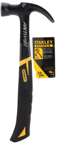 Martillo de carpintero con cuña para clavos de Stanley FatMax Xtreme (antivibraciones), 51-162