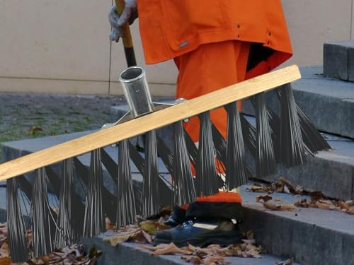 MAAJ 50 cm FEGE FIX Besen X-Besen FUGENBESEN FUGENWISCHER BORDSTEINBESEN WIE ZU Omas Zeiten - Made IN Germany