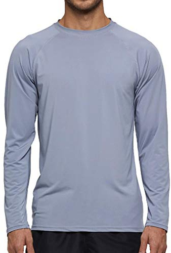 Arcweg Rashguard Homme Manches Longues M-3XL T-Shirt Anti-UV UPF 50+ Sechage Rapide Léger pour Surf Natation Plongée Plage