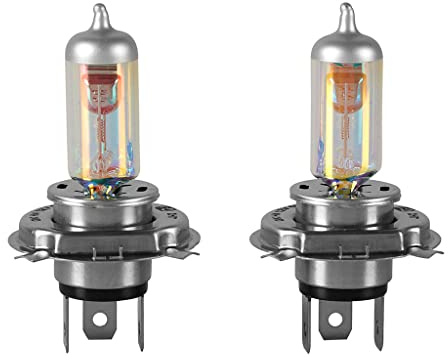 SET VAN 2 LAMPEN H4 BLAUW