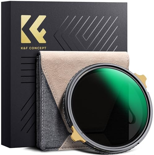 K&F CONCEPT ND2-32&Polfilter (CPL) 82mm 2-in-1 Multifunktionsfilter (Nano-Xcel Pro Serie)