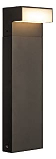 SLV luminaria de pie LINE OUT 50 FL Pole/Iluminación de exterior led para caminos, paredes, entradas, lámpara de jardín de exterior / IP65 3000/4000 K 7 W 490/530 lm antracita