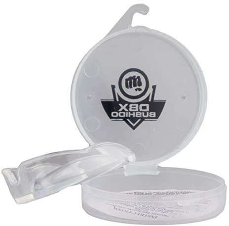 DBX BUSHIDO SPORT HYDRAGEL Silikon Mundschutz Boxen mit Reißzähnen - Perfekte Passform - Leichtes Atmung - Zahnschutz Kampfsport inkl. Hygienebox