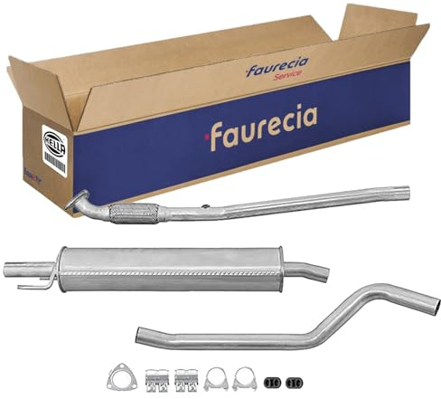 HELLA 8LC 366 024-681 Mittelschalldämpfer - Easy2Fit® Kit - mitte | Kompatibel mit: OPEL CORSA C, CORSA C Kasten/Schrägheck, TIGRA TwinTop