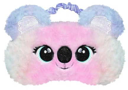 Ynaice Augenmaske, Süße Koala Schlafmaske Neuheit Lustig Weiche Augenmaske Abdeckung für Erwachsen,für Reisen, Nickerchen (Regenbogen, Koalas)