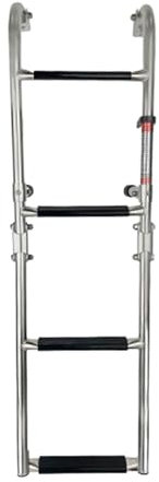 Sharplace Échelle de Bain pour Bateau échelle de Bateau, Pliable, Robuste, échelle de plongée télescopique pour Bateau, Échelle 4 marches