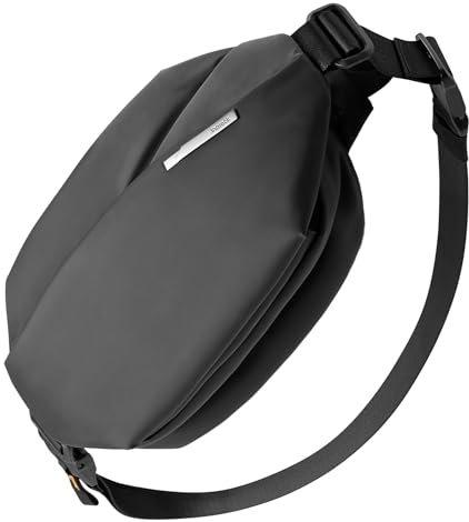 Inateck Sling Bag X Bolsa en Bandolera,Elegante Cruzada con Correa Ajustable,Pechera Resistente a Salpicaduras para Hombres y Mujeres Riñonera Multiusos para Viajes,Ciclismo,Trabajo,Deporte(Pequeña)
