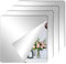 Espejo Adhesivo - Espejo Adhesivo Pared - Papel Espejo Adhesivo - Set de 4 Piezas 20x20 cm - acrílico 2 mm - Espejo Flexible sin Vidrio - Ideal para baño - Sala de Estar - Dormitorio y Paredes
