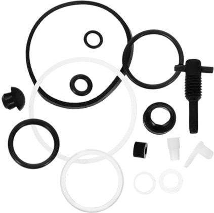 TOPPERFUN Hydraulic Jack Repair Tools Kit 5 Ton Vertical Floor Jack Seal Pump Core Seal Dust Proof Valve Steel Ball Complete Replacement Set for Vehicle Maintenance