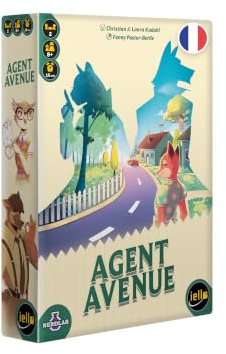 IELLO Agent Avenue – Version Française – Jeu de Société 2 Joueurs – Jeu de Cartes Stratégique avec Bluff – Parties Rapides 10–15 Min – Dès 8 Ans