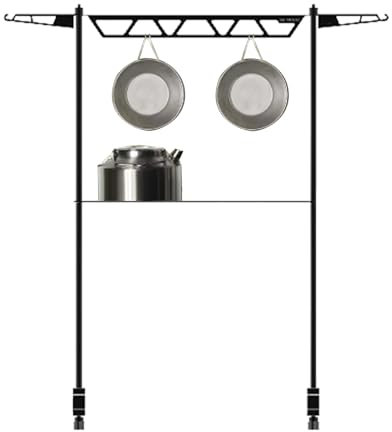 Colgador de cocina para acampar, estante para utensilios para acampar,Estante de escritorio para acampar - Organizador de multifunción portátil para BBQ Grill Picnic Travel Traveling Fishing