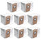 Lot de 8 sacs d'aspirateur de rechange pour aspirateur robot Zaco A10 Pro, sac de collecte de poussière non tissé de grande capacité
