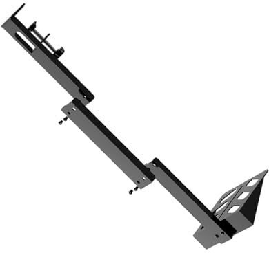 Suspendu pour console de jeu sous la table, de rangement vertical, de pour console, accessoires de jeu en métal sous le de bureau