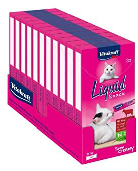 Vitakraft Katzensnack Cat Liquid Snack Rind - 11 x 90g