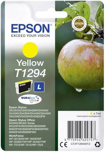 Epson T1294 Yellow Apple Genuine DURABrite Ultra Ink Cartridge