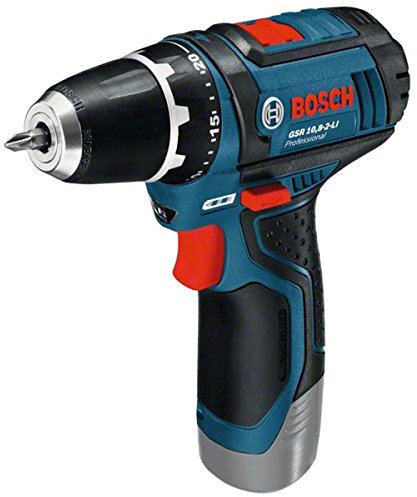 Bosch Professional 12V System Akku Bohrschrauber GSR 12V-15 (inkl. 2x Einlage, L-BOXX, ohne Akku/ Ladegerät)