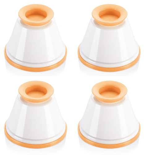 Tescoma Panna Cotta Förmchen mit Deckel, 4er Set für Pannacotta und Pudding | praktische Dessert Formen ,kühlschrank- und spülmaschinenfest, Produktlinie DELICIA