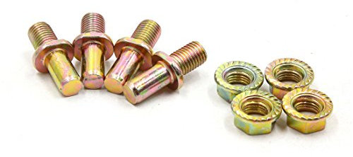 sourcingmap 4pcs Tono Oro Catena Moto Ruota dentata bullone di Fissaggio a Vite, per CG125