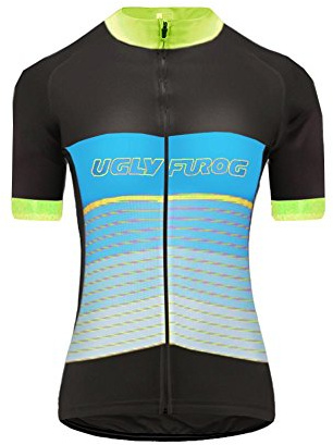 UGLY FROG Damen Radtrikot Kurzarm Trikot Fahrradbekleidung Fahrradtrikot Bikeshirt Fahrrad Trikot