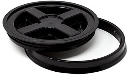 GritGuard Gamma Seal Bucket Lid Black Suitable for Grit Guard Wash Buckets Buckets Suitable for Meguiar's