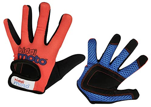 KIDDIMOTO - Guanti da bici per bambini, taglia piccola, 2-5 anni, colore: Rosso
