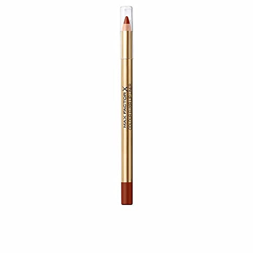 Max Factor Colour Elixir Lip Liner 25 Brown N Bold Lip Liner for Ideally Defined Lips with Smooth Texture and Matte Finish Extends Lasting Lipstick 5g