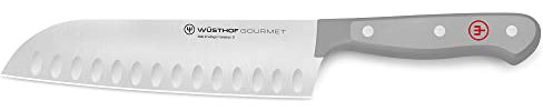 Wüsthof Gourmet Cuchillo Santoku, 17 cm, Gris