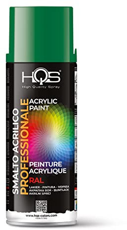 HQS Bombe de peinture acrylique, couleurs Ral (Ral 6029 - Vert menthe)