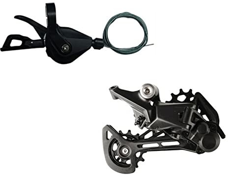 GODARM TRUSTTWO XT M8000 SLX M7000 DEORE M5100 11S Schaltwerk Schalthebel Mini Groupset Fit for MTB Mountainbike Schaltwerk The M5100 no Windows