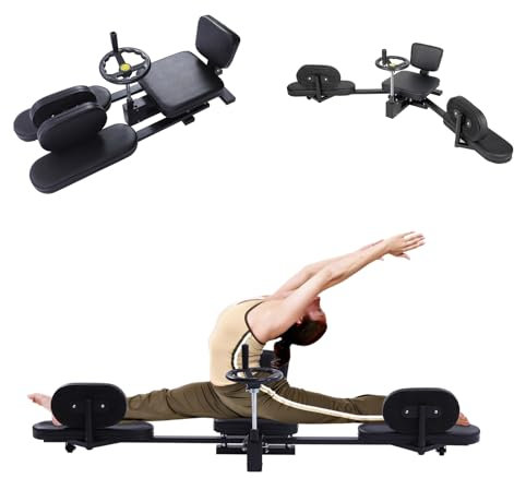 CCAUUB Leg Stretcher, 3 Bar Leg Spreader, Heavy Duty Leg Split Machine for Leg Stretching, Leg Press Machine Flexibility Stretching Equipment for Ballet, Yoga, Dance, Home Gym Exercise