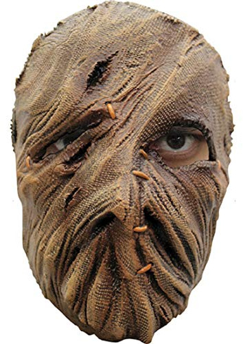 Maskworld Einäugige Vogelscheuche Maske des Grauens aus Latex - Erwachsenen Horror Kostüm Halbmaske - ideal für Halloween, Karneval, Motto- & Grusel-Party